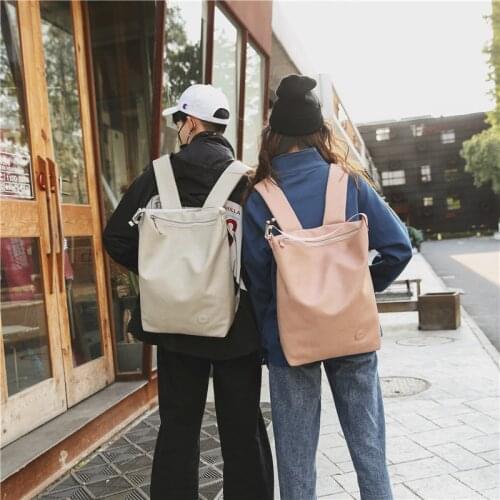 Famous Brand Backpack Women Large A4 PU Leather Men Knapsack Preppy Backpacks Candy Color Shoulder Bag Mochila Drop Shipping