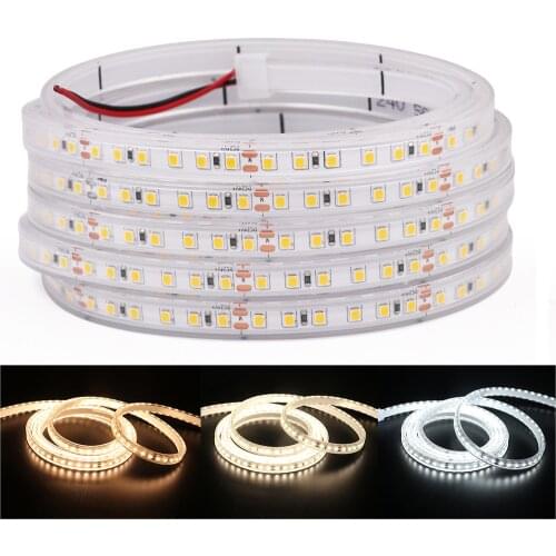 12V 24V LED Strip Light 2835 120Led/m IP67 Waterproof Flexible Tape Ribbon Stripe Light White/Natural White/Warm White for Decor