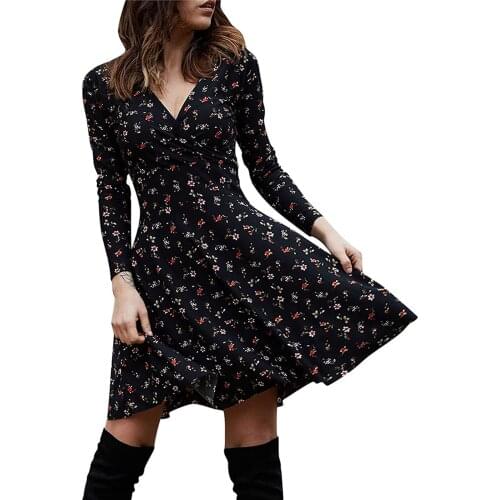Summer Dress 2021 Womens Casual Fashion Flower Sleeveless V-neck All-match Dress Plus Size Women Clothing vintage strap dress/F