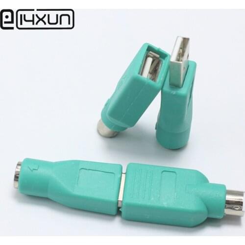 1pcs USB 2.0 A Type AM / AF to PS2 6Pin Adapter Male Female Plug jack Connector Keyboard Mouse Conversion