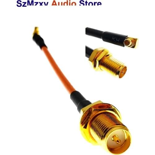1PCS NEW RF RP SMA Male Switch MMCX Male Right Angle Pigtail Cable RG316 Connectors SMA-MMCX