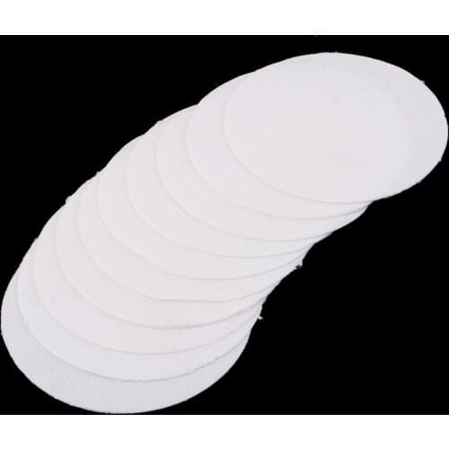 10 Pieces 115mm/4.53inch Ceramic Fiber Insulation Paper Round Microwave Kiln