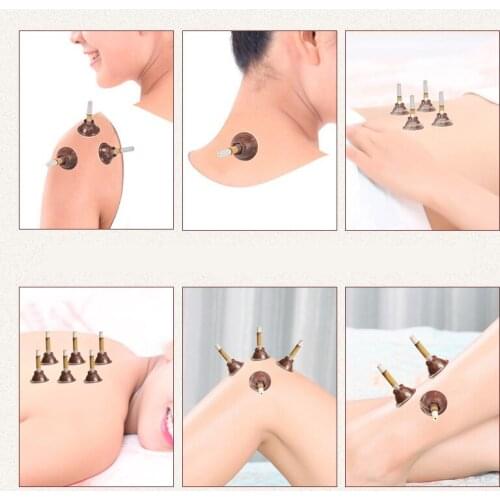 50pcs/set Moxibustion Stick Smokeless Roll Self-adhesive Moxa Chinese Medical Acupuncture Points Massage Sticker