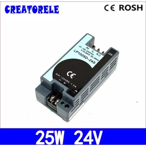 Ac to dc 1A 25w 24v -LP-25-24 Din Rail driver led driver source switching power supply volt