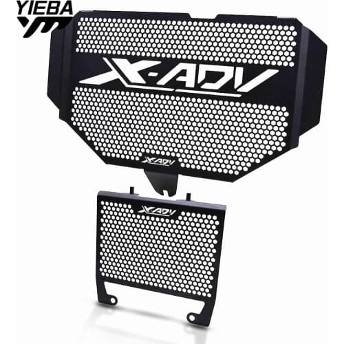 Motorcycle Accessories Aluminum Radiator Grille Guard Cover Stainless Protection For HONDA X-ADV 750 X ADV 750 2017 2018 2019