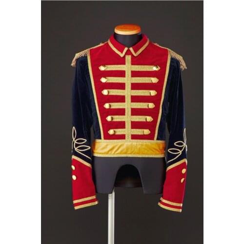 The Ballet Musical Soldier Jacket Medieval Military Officer Jacket Military Parade Coat Custom Made H001