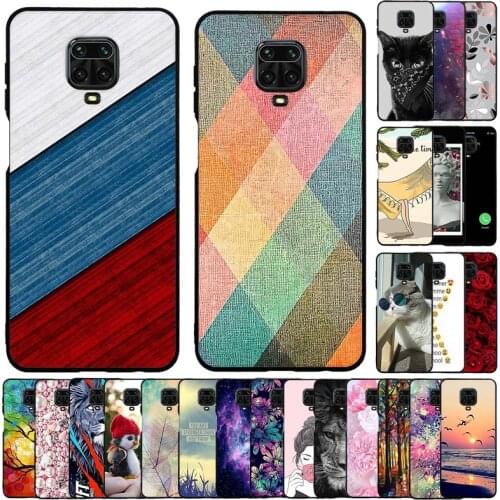 Case For Xiaomi Redmi Note 9S Case Silicone Transparent Back Cover For Redmi Note 9 Pro Max 9Pro Case Coque Soft Coque Cute Cat