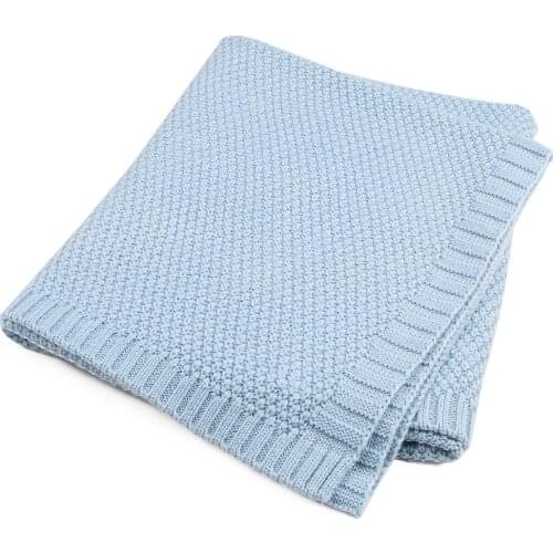 Baby Blanket Knitted Newborn Swaddle Wrap Blankets Super Soft Toddler Infant Bedding Quilt For Bed Sofa Basket Stroller Blankets