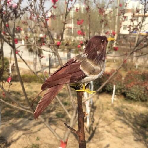 Simulation bird 13cm colourful feathers bird Handmade art model ,home decoration toy gift w5517