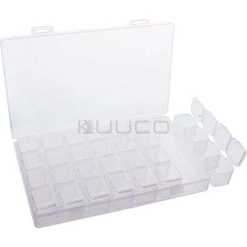 Storage Box/container/Plastic Box/Adjustable container/storage Organizer for earrings/necklaces/plant seeds/gems/beads etc