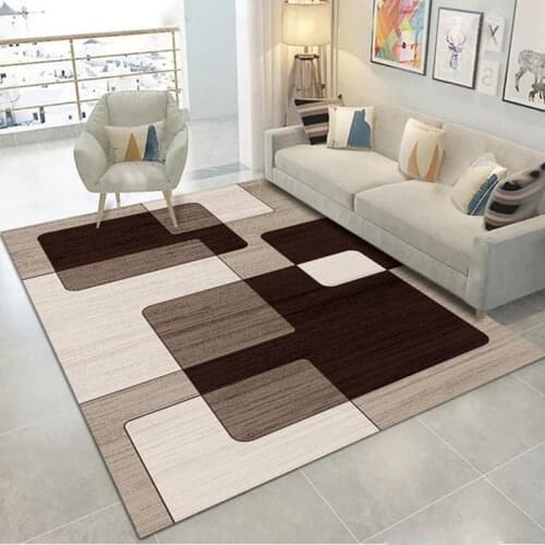 Modern Art Washable Carpet Rug For Living Room Washable Modern Printing Geometric Floor Rugs Carpet For Parlor Mat Bedroom