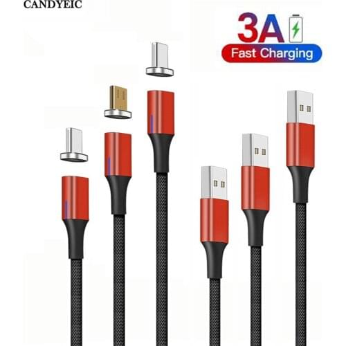 CANDYEIC Micro USB Magnetic Charger Cable for Huawei Enjoy 9/Enjoy 9s/Enjoy 9e Charging Cable