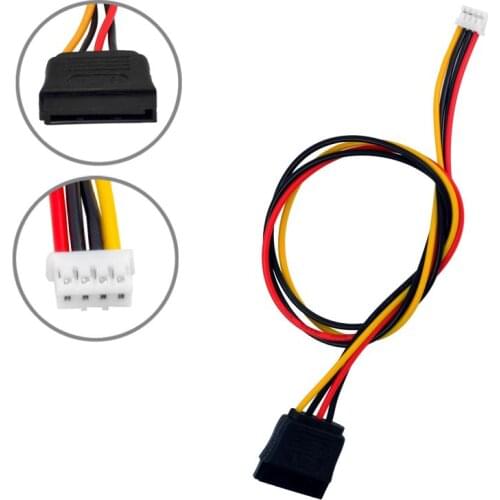 Small 4PIN to SATA female power cord hard drive supply motherboard JST 2.0 2.54 pitch cable