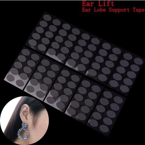 100 Invisible Patches Ear Lift For Ear Lobe Support Tape Perfect For Stretched Ear Lobes And Relieve Strain From Heavy Earrings