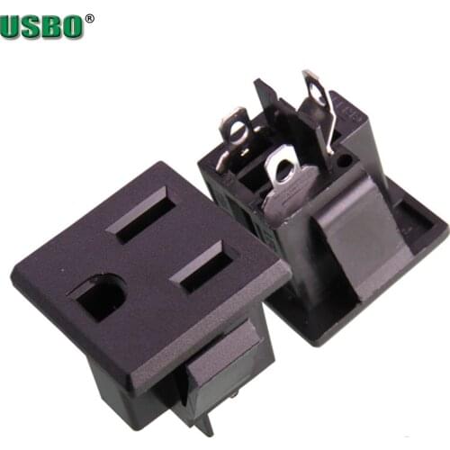 Wholesale 125v 15a US nema5-15r AC PDU UPS power outlet 3p americal electrical Panel Receptacle AC socket type B