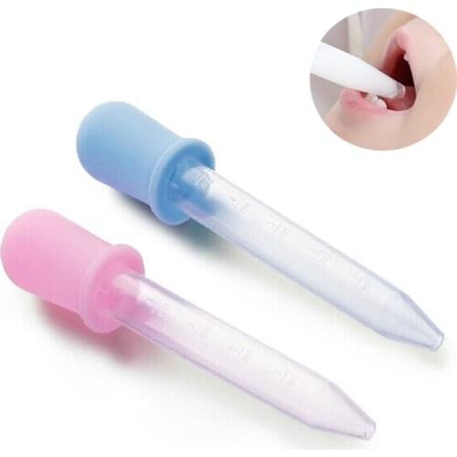 5ML Child Baby Dropper Medicine Feeder Child Medicine Device Silicone Pipette Liquid Food Dropper Plastic Infant Utensils Baby