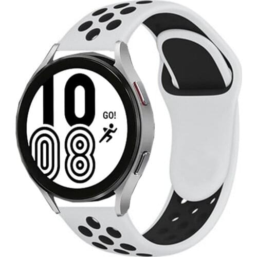 Silicone for Samsung Galaxy Watch Active 2 3 4 44mm 45mm 46mm Amazfit gts 2 Bip 20mm 22mm Bracelet hauwei watch gt 2 Strap