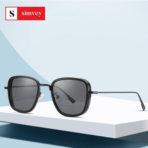 Simvey Trendy Vintage Steampunk Sunglasses Square Man Sun Glasses Vintage Women Eyewear Steam Punk Sunglass UV400 Male