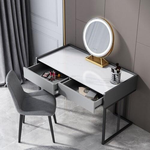 Dressing Table New Bedroom Simple Dressing Table Storage Cabinet Integrated Light Luxury Small Apartment Makeup Self-contained