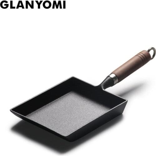 Thickened Japanese Omelette Pan/Egg Pan Non-stick Rectangle Mini Frying Pan Tamagoyaki Cast Iron Pan