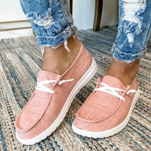 Summer Flats Womens Shoes Plus Size Slip on Lace Up Casual Flat Female Sneakers Ladies Walking Shoes Women Vulcanize Shoes
