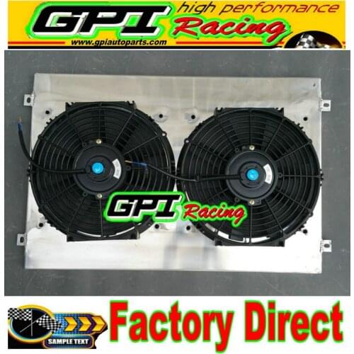 Aluminum Radiator Shroud +Thermo FAN FOR NISSAN PATROL GQ SAFARI 2.8 & 4.2LT DIESEL Y60