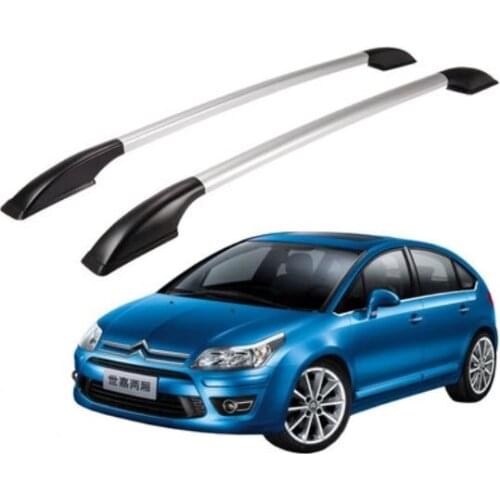 For Citroen C2 / Citroen c4 Hatchback Car Aluminum Alloy Roof rack Luggage Carrier bar Decorative Car Accessories