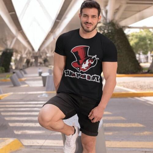 Persona 5 T-Shirt Beach Fun Cotton T Shirt Printed Short Sleeve Tshirt Man 5xl