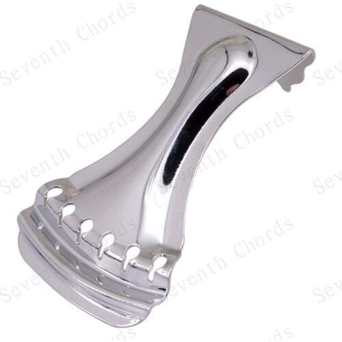 Zinc Alloy Chrome 6 Strings Dobro Tailpiece Bridge