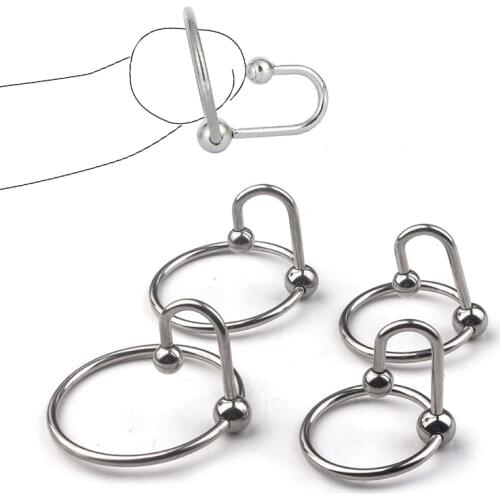 New Metal Adjustable Penis Ring Penis Plug For Men Urethra Glans Stimulator Urethral Dilators Comrades Penis Plug Sex Toy