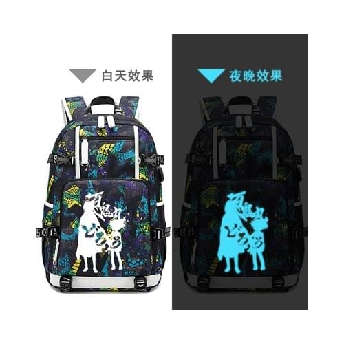 New Dororo Backpack Printing laptop bag Men Travel bags Anime female Oxford schoolbag
