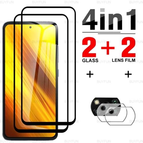 Front Tempered Glass For xiaomi poco x3 6.67'' Anti-scratch safety screen protector for poco pocophone x3 pro x3pro lens film
