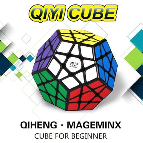QIYI 3x3 Megaminxeds Cube 3x3x3 Qiheng Magic Cube 3Layers Speed Cube Professional Puzzle Toys For Children Kids Gift Toy