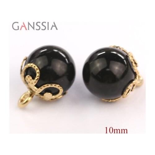 Size:10mm DIY Shirt Black pearl Resin shank buttons, bulk craft pearl buttons,sewing accessories(ss-67-4)