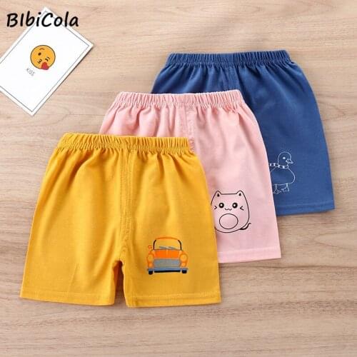 Boys Shorts Kids Shorts Candy Color Girls Children Summer Beach Loose Shorts Casual Pants Cotton & Silk Comfortable1-5Yrs Hot