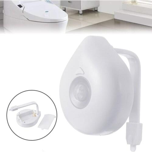 LED Toilet Light Motion Sensor Night Lamp 16Colors Backlight WC Toilet Bowl Seat Bathroom Night Light For Children