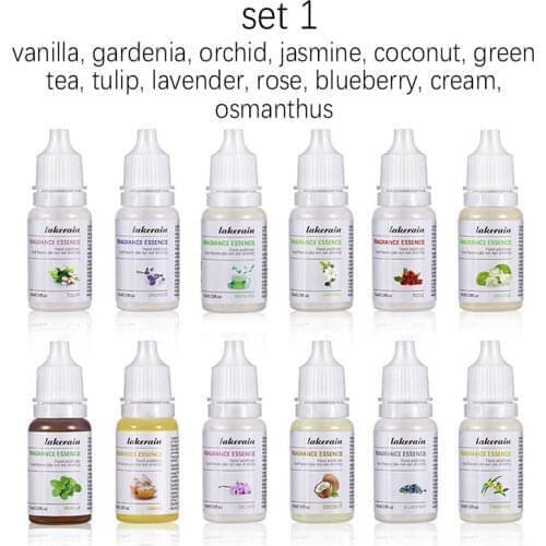 10ml Vegan Natural Fruit Flower Flavoring Oil Scents Flavors Essence Oil Drops for Lip Gloss Diy Lipgloss Base Use 12PCS/LOT
