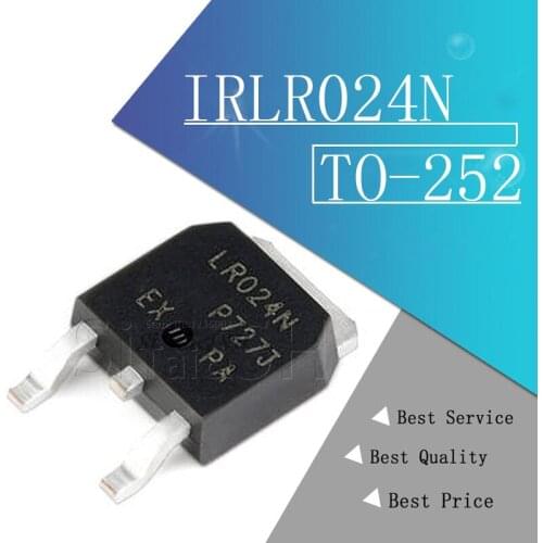 10pcs IRLR024NTRPBF TO252 IRLR024N TO-252 LR024N IRLR024 new and original