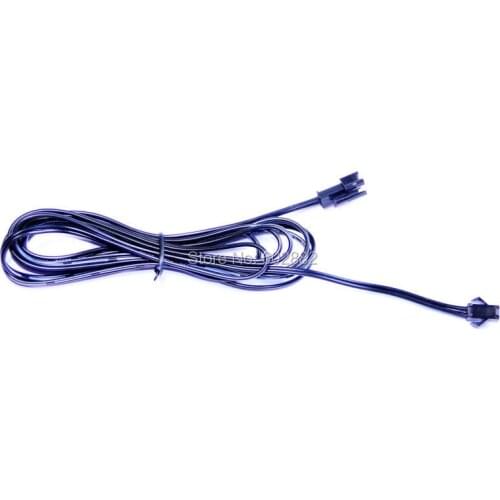 200cm long extension Wire (With Male and Female connector on both ends), split, el wire