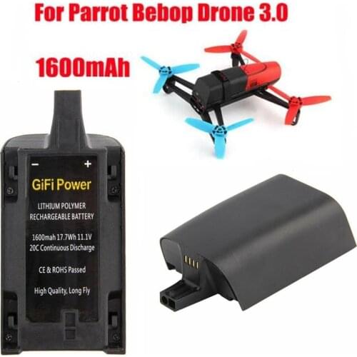 1/2pcs AFTERMARKET BATTERY FOR PARROT BEBOP 3.0 HELICOPTER QUADCOPTER 1600MAH Wb