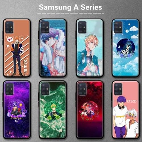 Phone Case for Samsung Galaxy A51 A71 A21s A11 A31 A41 A50 A70 A10 A91 A30 A40 Soft Black Back Cover mammon obey me fanart Anime