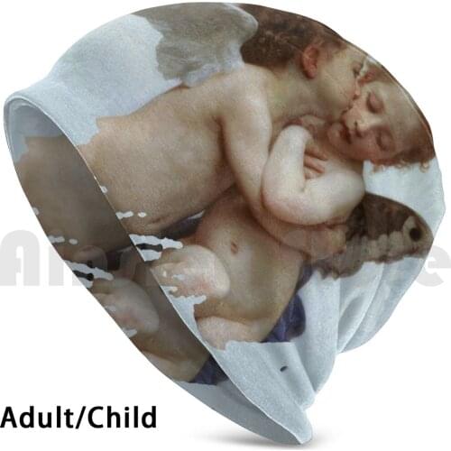 Cupid And Psyche Children Particular Beanies Knit Hat Hip Hop Amour Et Psyche William Adolphe Bouguereau