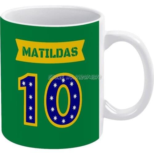 Soccer Green No.10 Coffee Mugs Porcelain Mug Cafe Tea Milk Cups Drinkware Mugs for Fathers Day Gifts Joserodrigues13 Number 10 A