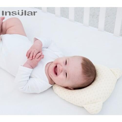 Insular Newborn Anti Deflection Head Shaping Pillow Baby Shaping Pillow Four Seasons Universal Slow Rebound Baby Shaping Pillow