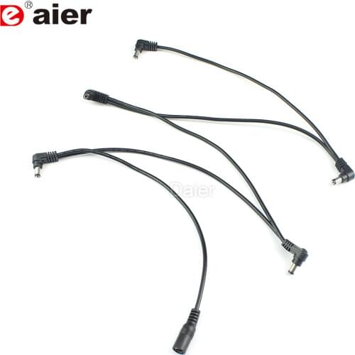 5DC2.1F-1 1 to 5 Guitar Pedal Effect cable with DC Power Jack 2.1MM Plug