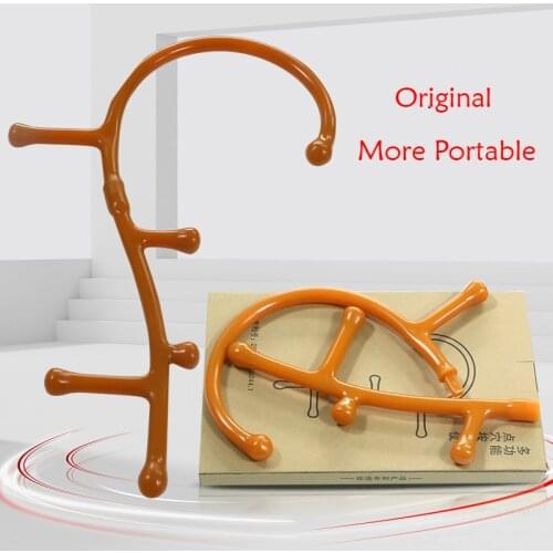 Deep Pressure Self Massager Body Stick Hook Trigger Ponit Massage Muscle Relief Thera Cane Back Massager Therapiutic Tools