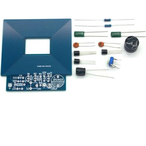 Metal Detector Scanner Unassembled Kit DC 3V-5V Suite Metal Sensor Board Module Electronic DIY Kits PCB Board Buzzer Capacitor