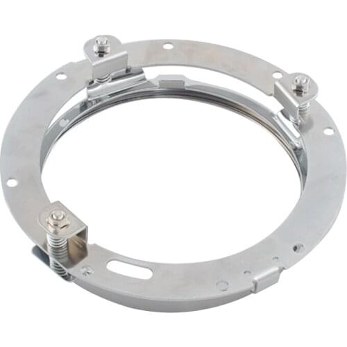 Headlight Mounting Bracket For Harley FLD Touring Softail 7" Headlight Round Ring Chrome Bezel Holder Clamp For Wrangler JK TJ