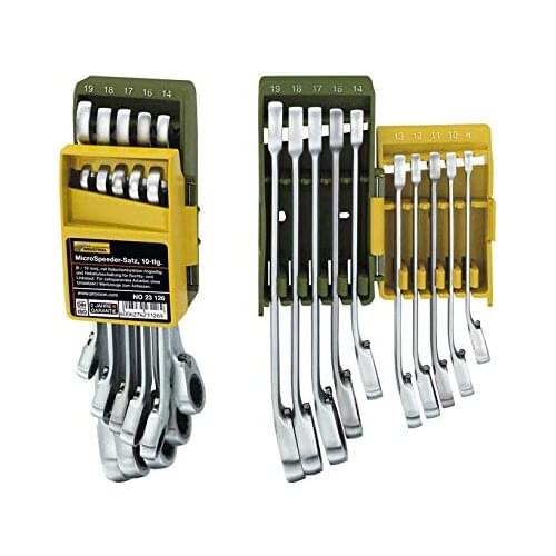 Proxxon 23126-ratcheting Wrench Set (Ratchet, Ratchets), 8-19mm, extra long, to save your time