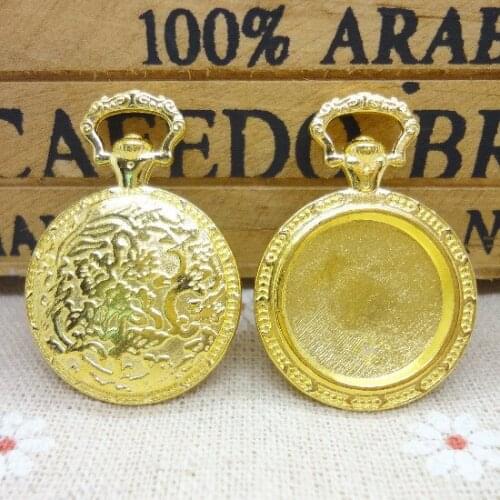 Wholesale 10 PCS Vintage Charms Frame Pendant Gold-color Fit Bracelets Necklace DIY Metal Jewelry Making